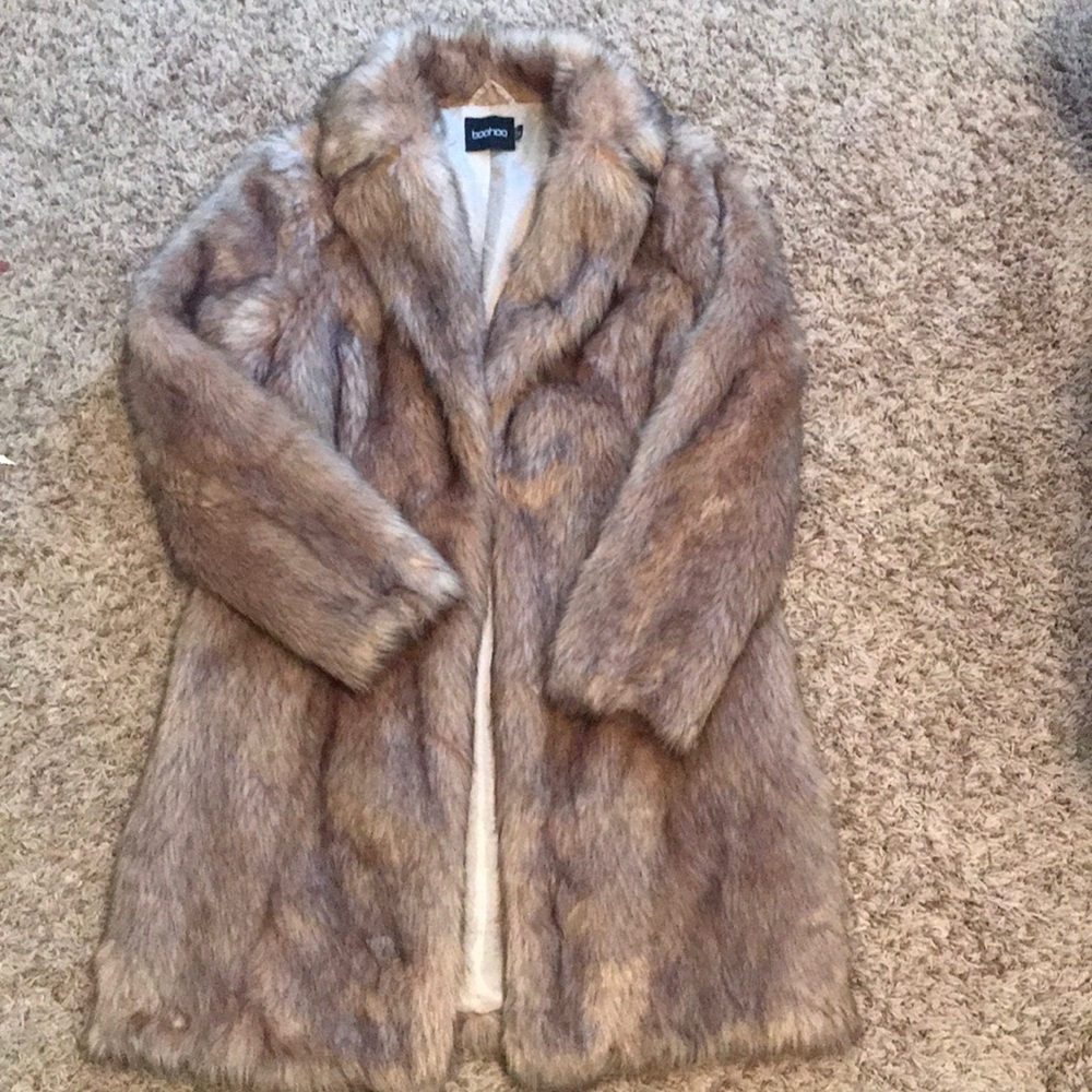 Faux fur coat NWOT